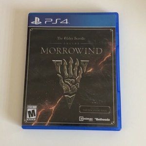 Morrowind Elder Scrolls Sony PlayStation 4 PS4 Video Game Case Inserts Complete